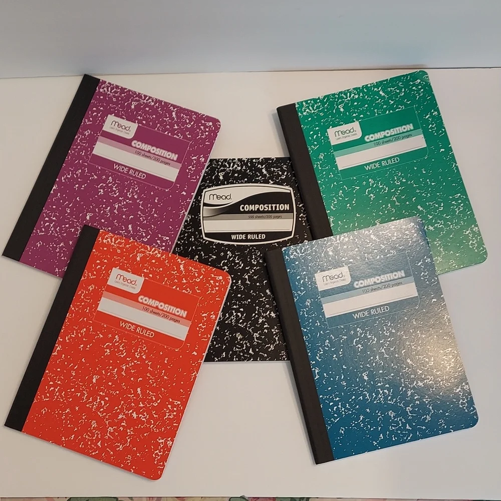 Mead Wide Ruled Composition Notebook Bundle